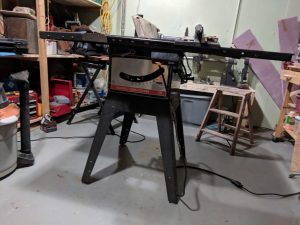 Craftsman Table Saw Assembled Front