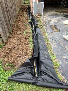 Drainage Tile in Trench