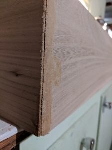 Mantle Corner Filler Detail