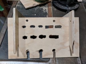 pegboard wall pieces together